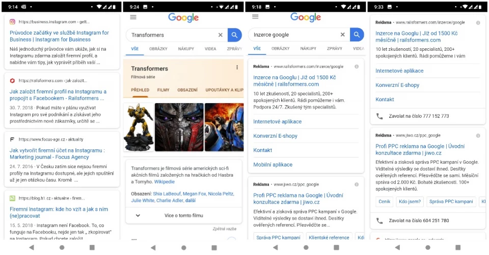 Google předělal vzhled vyhledávání Blog.jpg